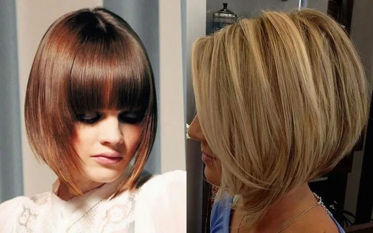 Каре с градуировкой фото Pin di Dina Chavez su Hair Capelli corti donne, Tagli di capelli, Idee per accon
