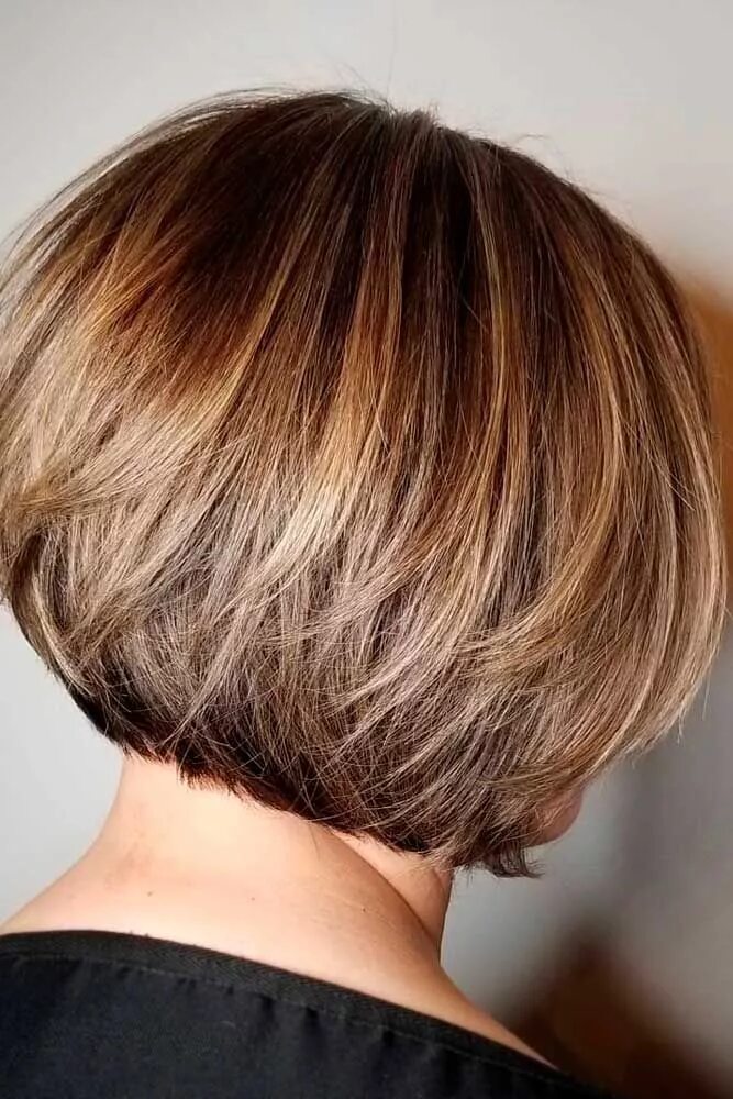 Каре с градуировкой фото на короткие волосы 51 New Short Bob Hairstyles This Season Bobs for thin hair, Short bob hairstyles