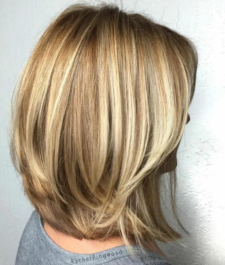 Каре с градуировкой фото на средние 70 Brightest Medium Length Layered Haircuts and Hairstyles for 2024 Medium layer
