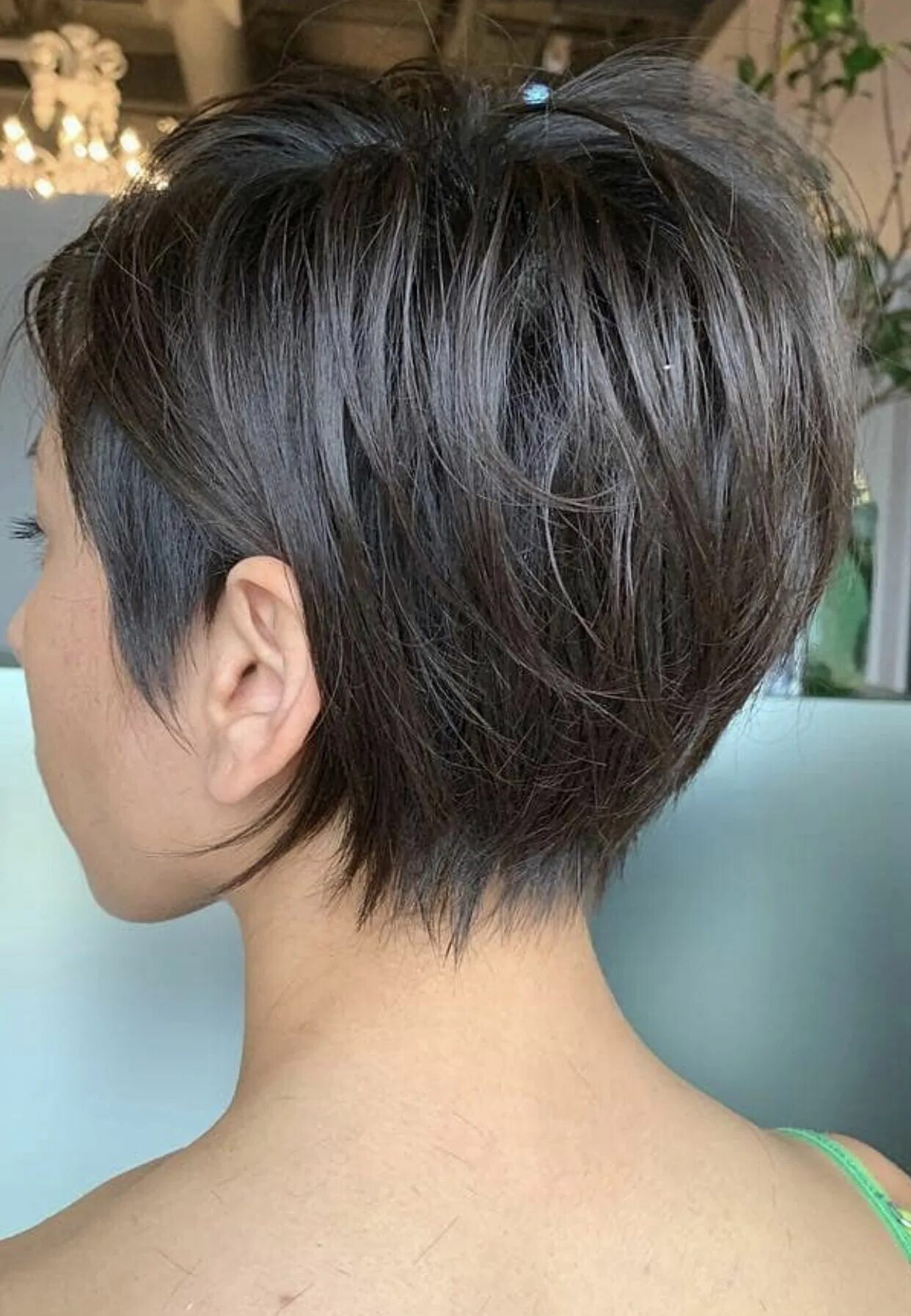 Каре с коротким затылком фото сзади Pixie cut Thick hair cuts, Hairstyles haircuts, Short hairstyles for thick hair