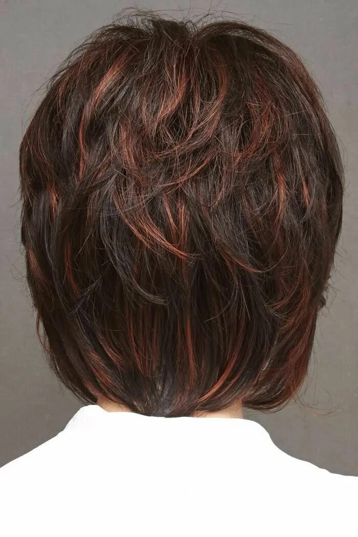 Каре с короткой макушкой фото сзади Reese Wig by Noriko Short hairstyles for thick hair, Short layered haircuts, Hai