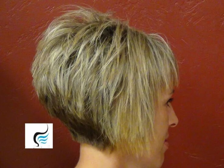 Каре с короткой макушкой фото сзади Short, stacked cutting video Short stacked hair, Short stacked haircuts, Stacked