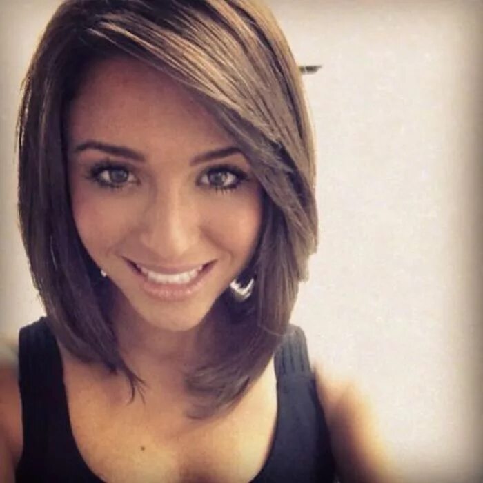 Каре с косой челкой 2024 фото Medium-Length Bob Hairstyles - Attractive For Any Age Group And Type Long hair s