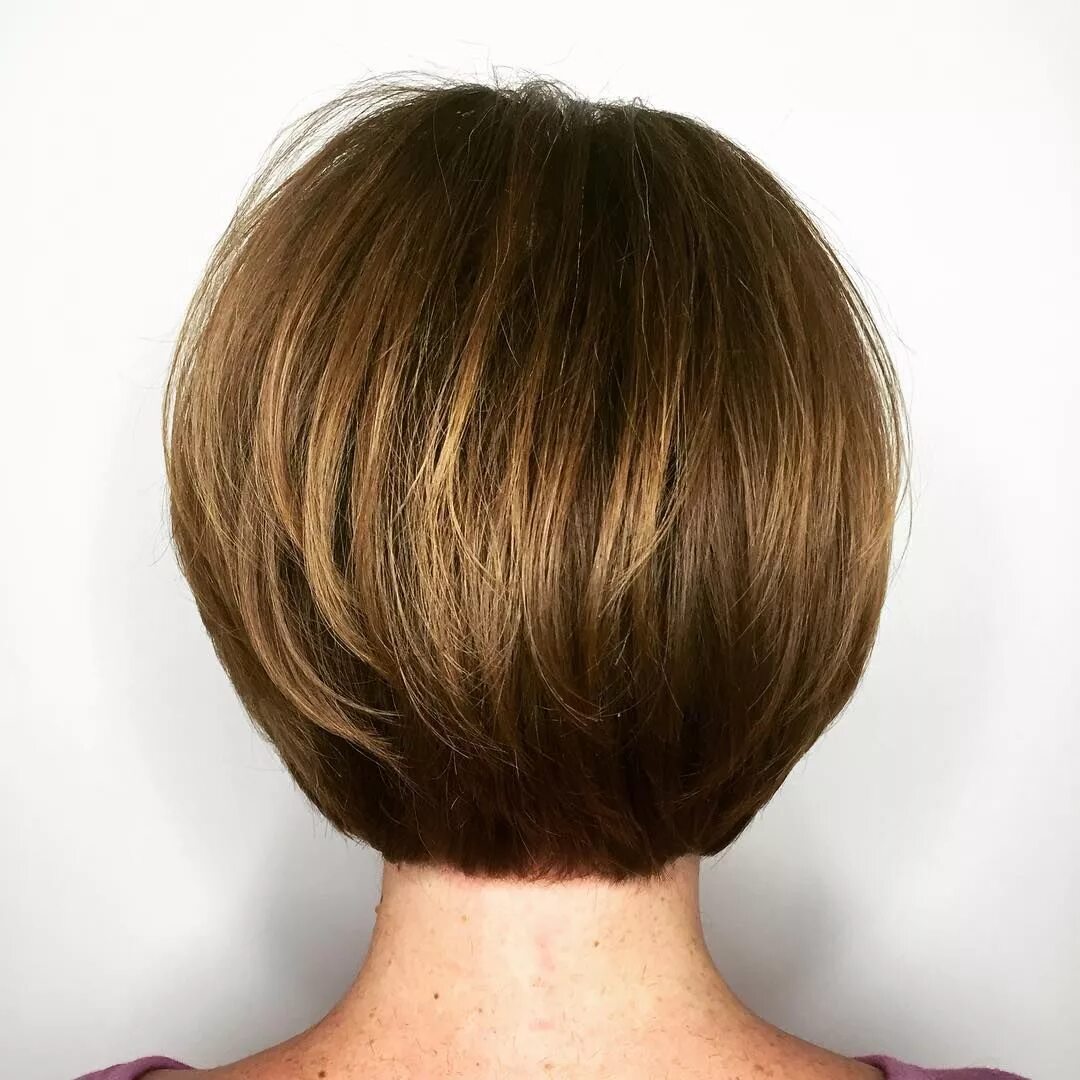 Каре с приподнятым затылком фото cool 85 Short Haircuts For Older Women - Reversing Old Age With Sassy Haircuts C