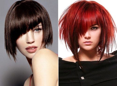 Каре с рваной челкой фото Pelo corto, cortes de moda para mujeres fotos, ideas y noticias Cortes de moda, 