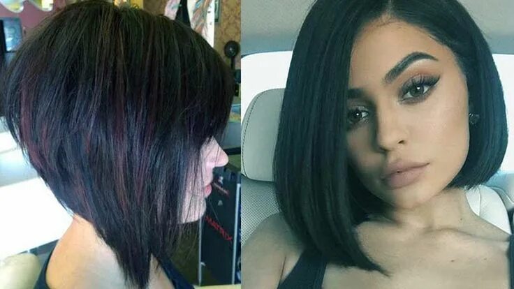 Каре с удлинением на лицо фото Cute & Easy Bob Hairdo For Fine Hair Images Hairstyle Today in 2019 Round face h