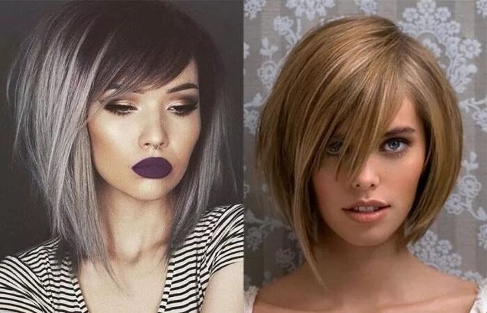 Каре самая модная стрижка Асимметричное каре: косая асимметрия с челкой на одну сторону, с боковым проборо