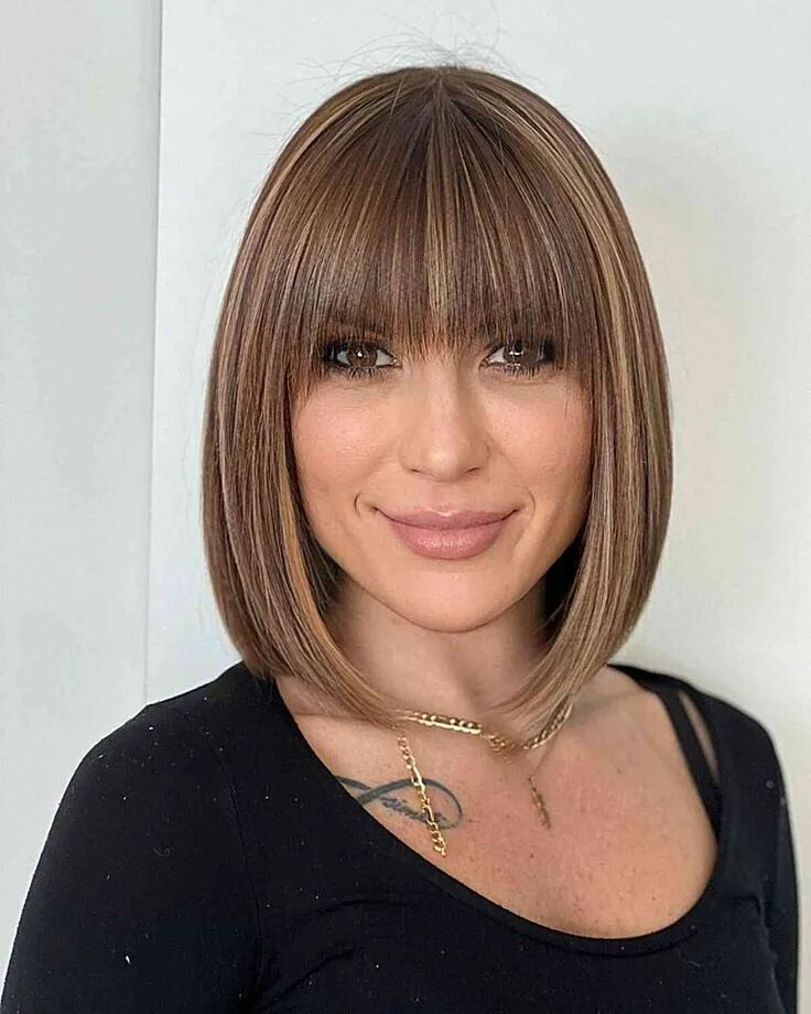 Каре стрижка 2024 женская тренды с челкой Pin on capelli tagli