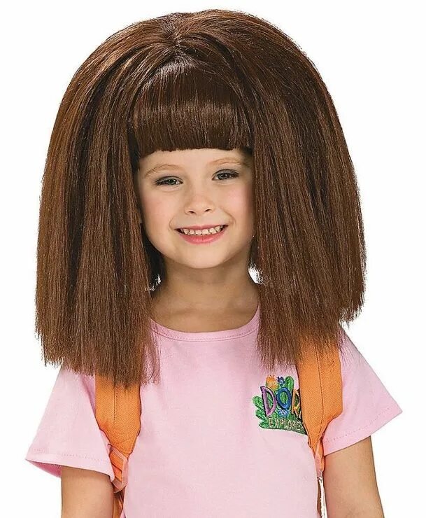 Каре стрижка без челки девочке This is what Dora’s hair would look like on a real person Hair styles, Long hair