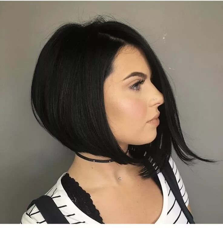 Каре стрижка брюнетка карие Pin on Hair Medium hair styles, Wavy bob hairstyles, Short bob hairstyles