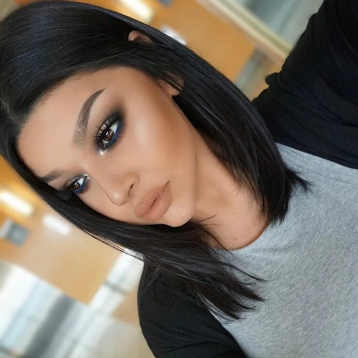 Каре стрижка брюнетка карие @ketsiashaleesi in mostly Tarte Hair lengths, Gorgeous hair, Short hair styles