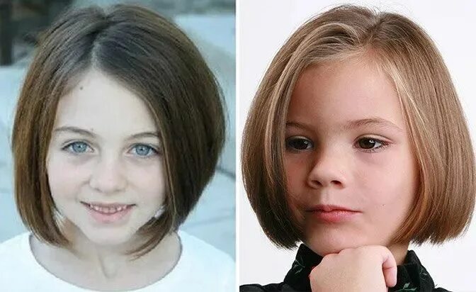 Каре стрижка девочке 11 лет Модные детские стрижки для девочек разных возрастов. Коса закрученная в пучок
