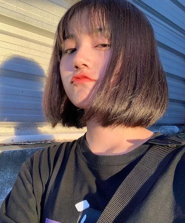 Каре стрижка для подростка девочки @♥ Thảo Anh ♥ Ulzzang short hair, Short hair with bangs, Girl short hair