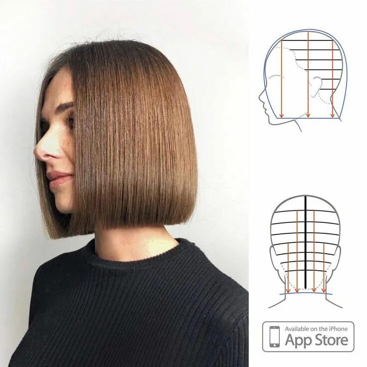 Каре стрижка этапы Perfect classic bob by @antonhair It is one of the hardest haircuts to master. T