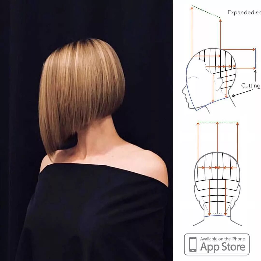 Каре стрижка этапы Hairdressing Head Sheets on Instagram: "Precise in every detail. Hair by @oleksa