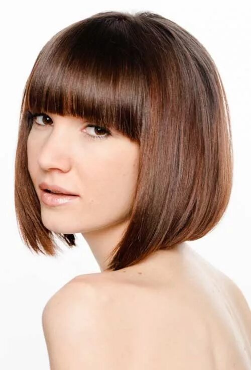 Каре стрижка на средние волосы с челкой What Are The Different Hair Types? How To Determine Your Hair Type? Bob hairstyl