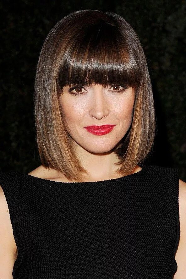 Каре стрижка на средние волосы с челкой The Best Bobs Ever Bob hairstyles with bangs, Hair styles, Bangs with medium hai