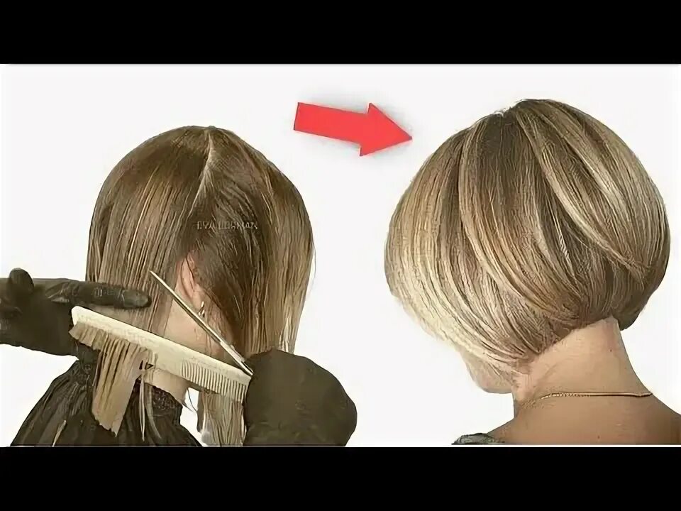 Каре стрижка поэтапные фото Молодежная Cтрижка Лайт Боб Каре с удлинением Пошагово дома Стрижки 2022 Уроки с