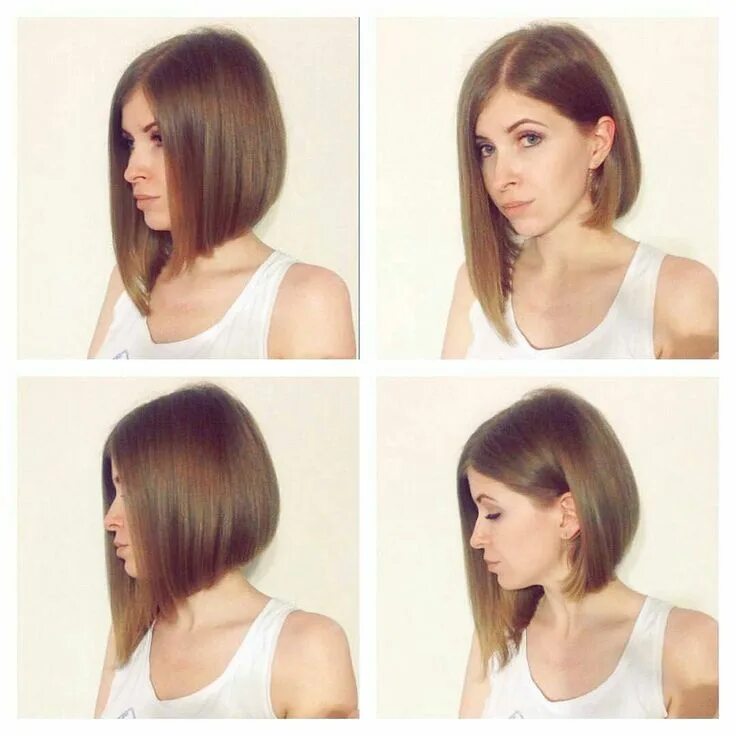Каре стрижка поэтапные фото Beautiful bob on @angikv :) Are you thinking about getting a bob haircut? DM me 