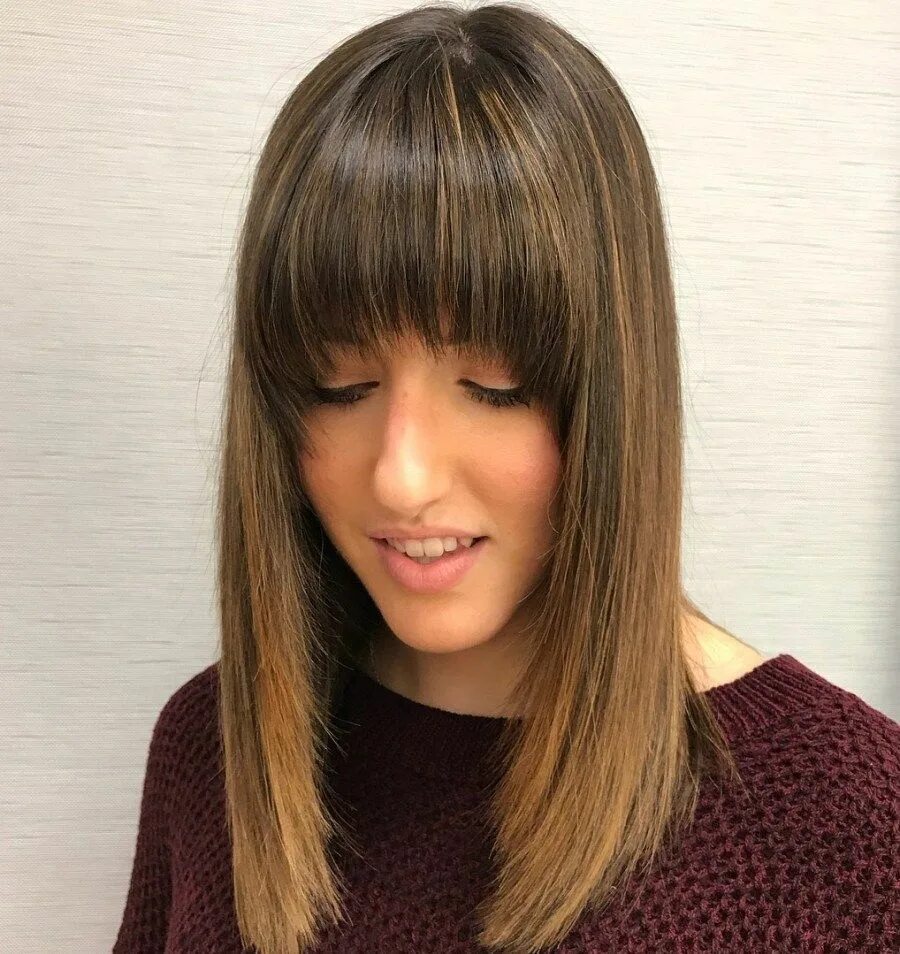 Каре стрижка с челкой подростку 50 Haircuts for Long Faces That Are Seriously Flattering - Hair Adviser Long fac