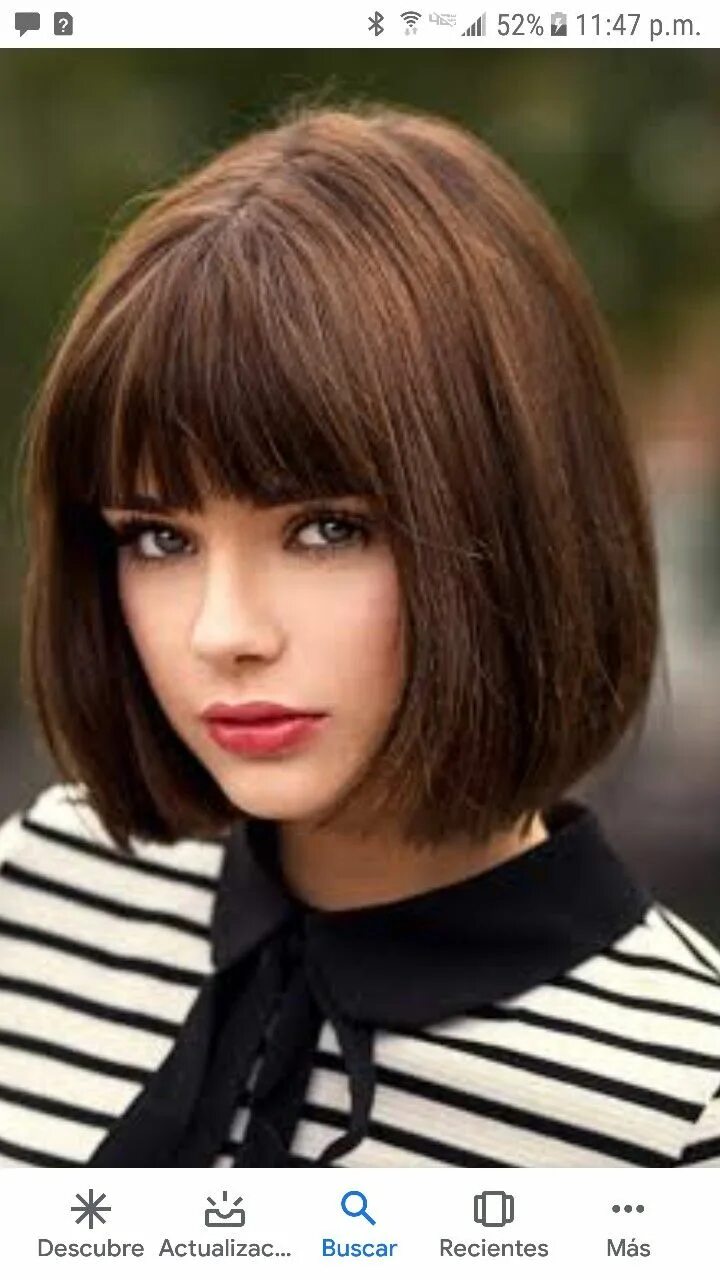 Каре стрижка с челкой разновидности Pin de Armin Spuhler en Perfect love Corte de cabello largo, Cortes de cabello c