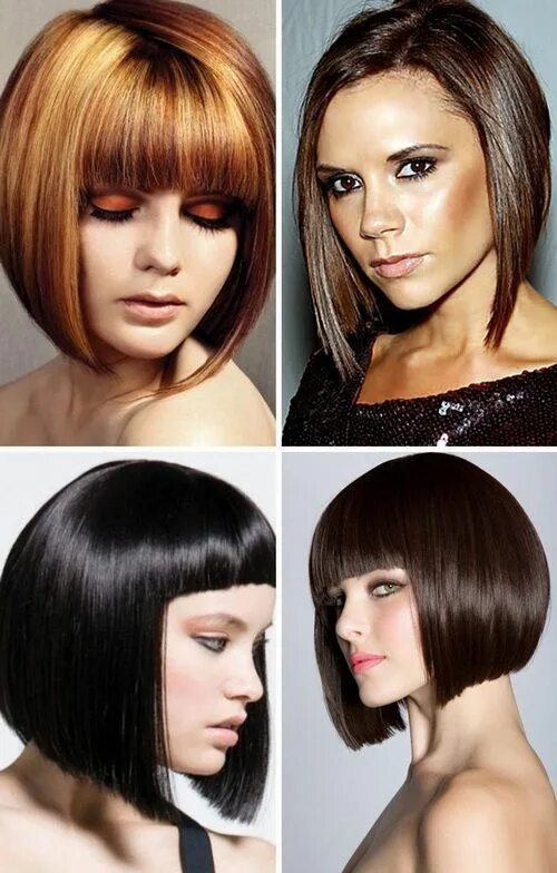 Каре стрижка с челкой разный стиль Pelo corto, cortes de moda para mujeres fotos, ideas y noticias Cortes de moda, 