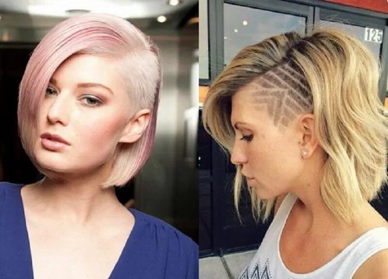 Каре стрижка с выбритой челкой Nai-modernisiere den Frisuren-Bob für den 2018-Tova e Trend für ein nächstes Jah