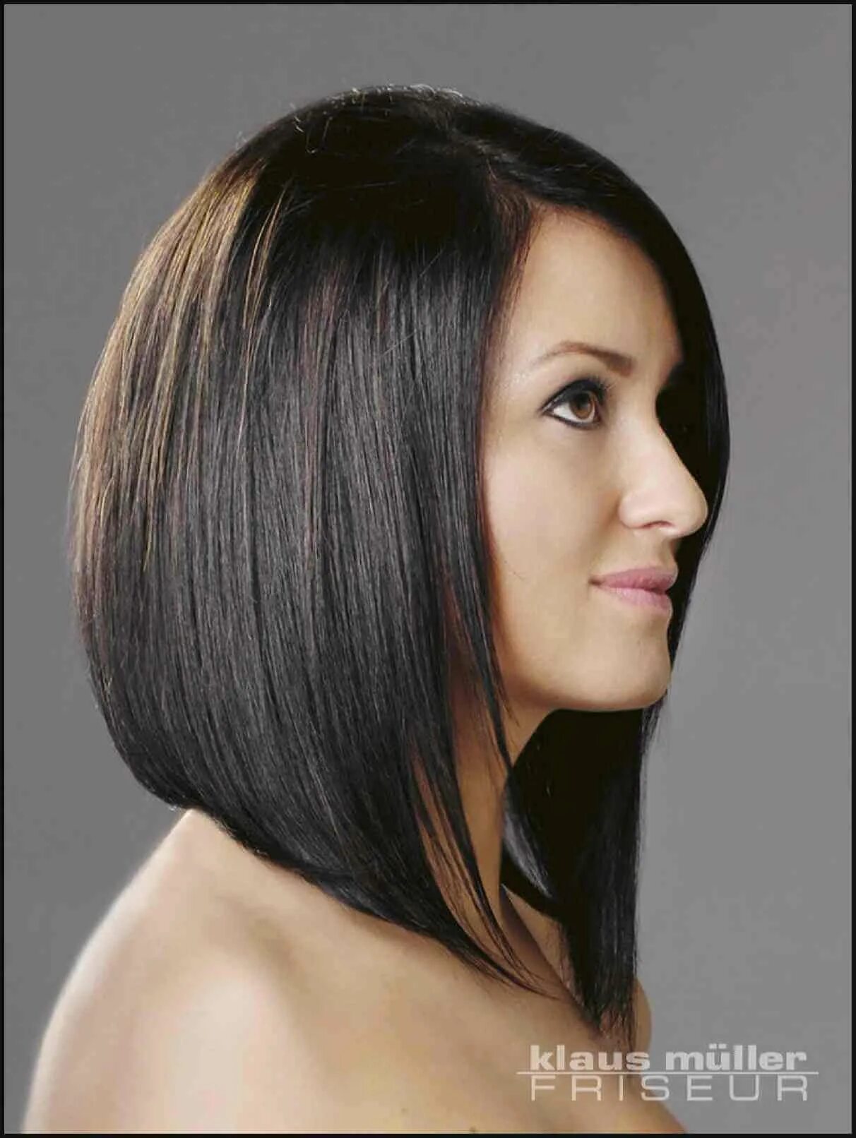 Каре стрижка спереди black long inverted bob hairstyle Стрижка, Прически, Идеи причесок