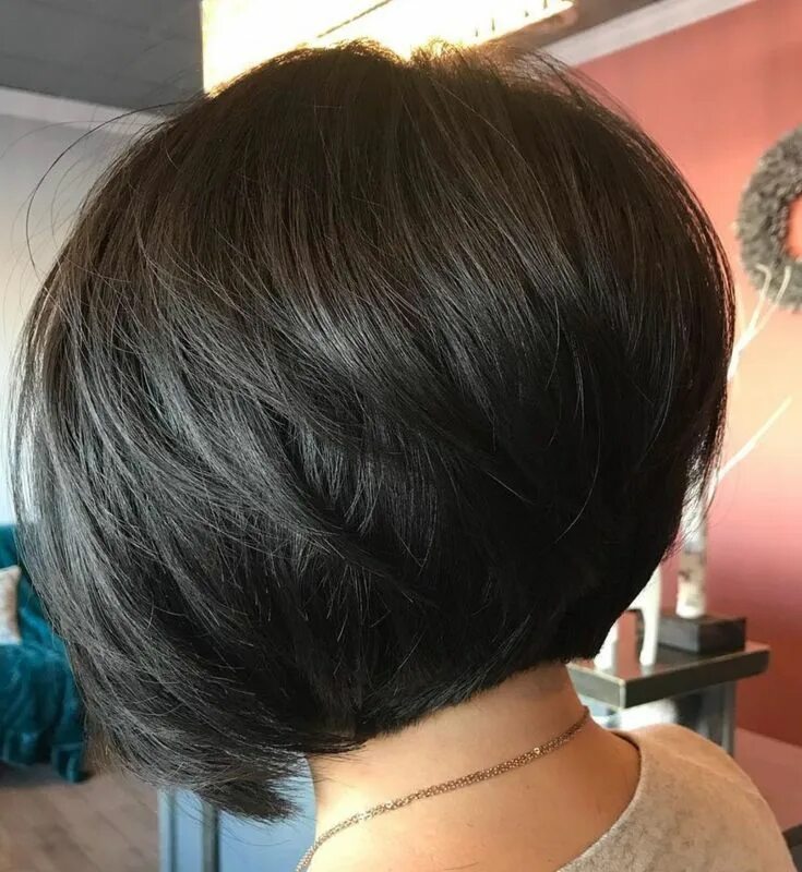 Каре стрижка сзади фото женские 50 Trendy Inverted Bob Haircut Ideas for 2024 Inverted bob haircuts, Long bob ha