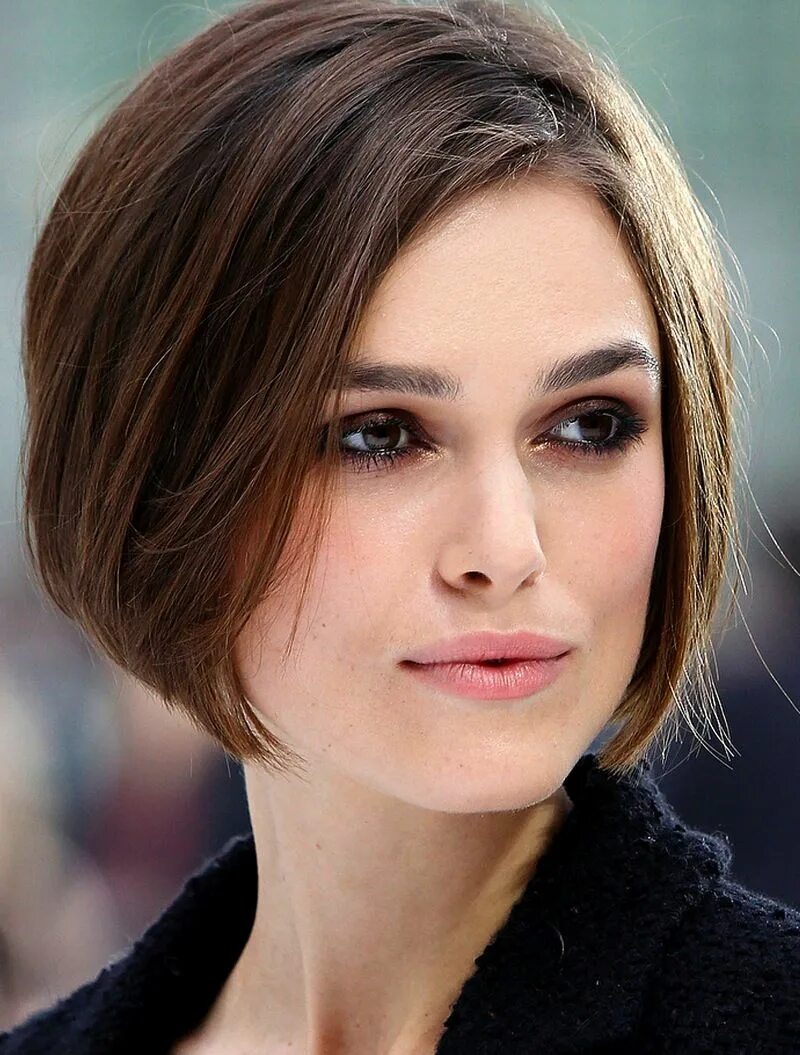 Каре стрижка женская без челки на тонкие короткая стрижка без укладки - Google Search Square face hairstyles, Cute hairst