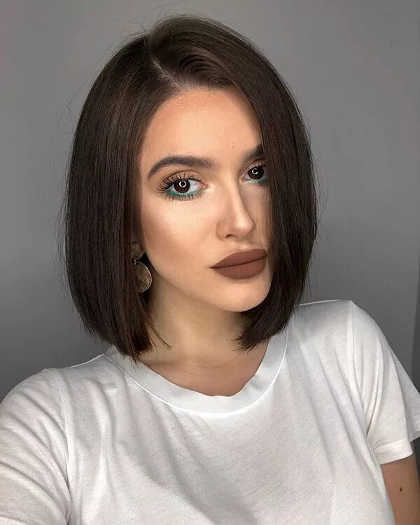Каре стрижка женская до плеч 55+ New Bob Hairstyles Ideas for 2018 - 2019 Bob-Hairstyle.Com Cortes de pelo bo