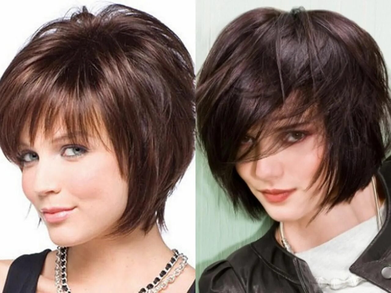 Каре стрижка женская с челкой каскад Hairstykes für kurzes Haar - Frisuren Stil Haar Short hair cuts for women, Thin 