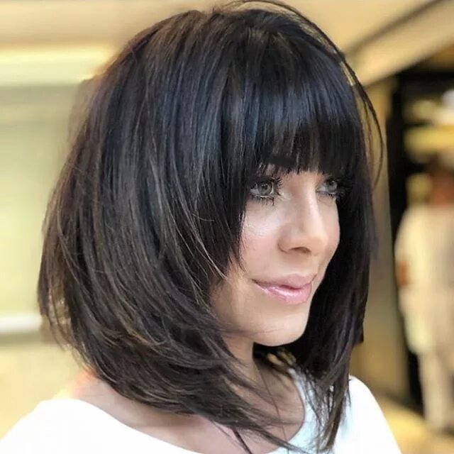 Каре стрижка женская с челкой каскад Instagram photo by VOU DE VERMELHO ❤ * Jul 25, 2019 at 10:33 PM Silver blonde ha