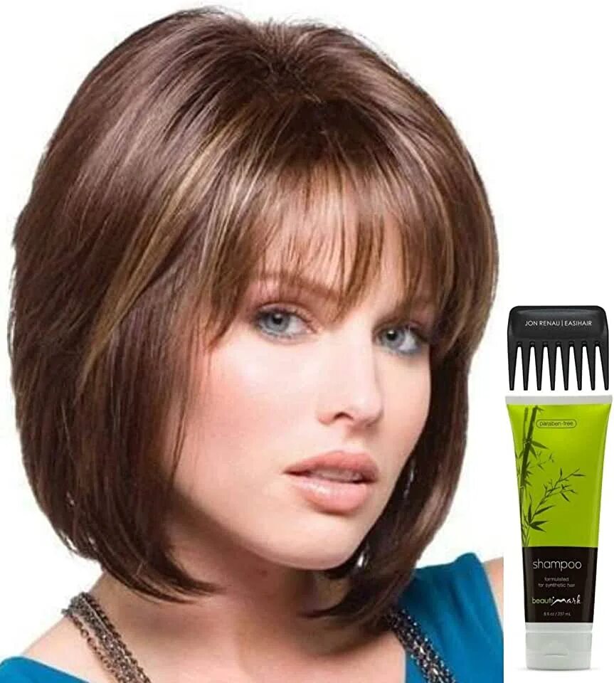 Каре стрижка женская с челкой каскад Amazon.com: Beautimark