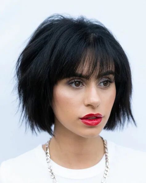 Каре стрижка женская с челкой короткие 9 idées de Style de cheveux en 2021 cheveux, style de cheveux, cheveux courts