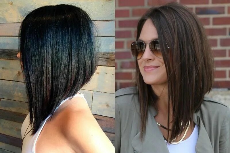 Каре стрижка женская удлиненная боб модный в 2018 Cabelo