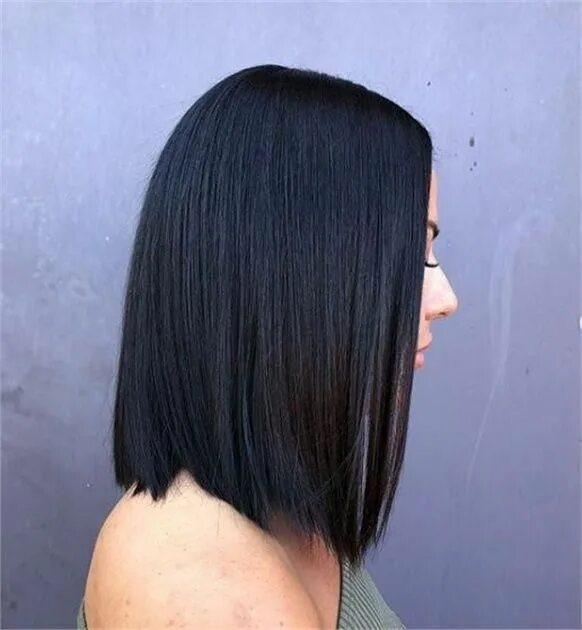Каре стрижки черный цвет Pin on Long Bob Haircuts