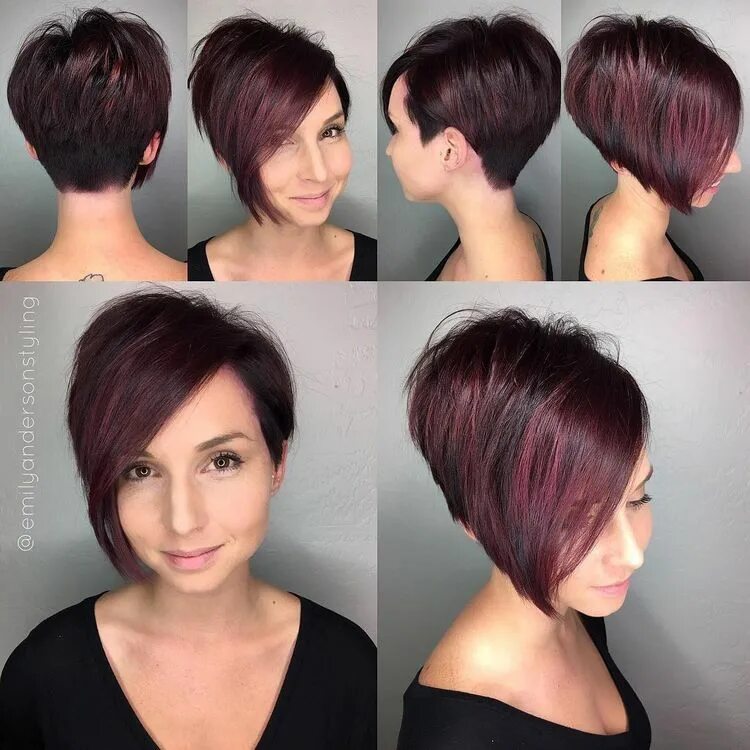 Каре стрижки фото со всех сторон Pin on Hairstyles Hair 2018, Short hair styles, Short hair cuts