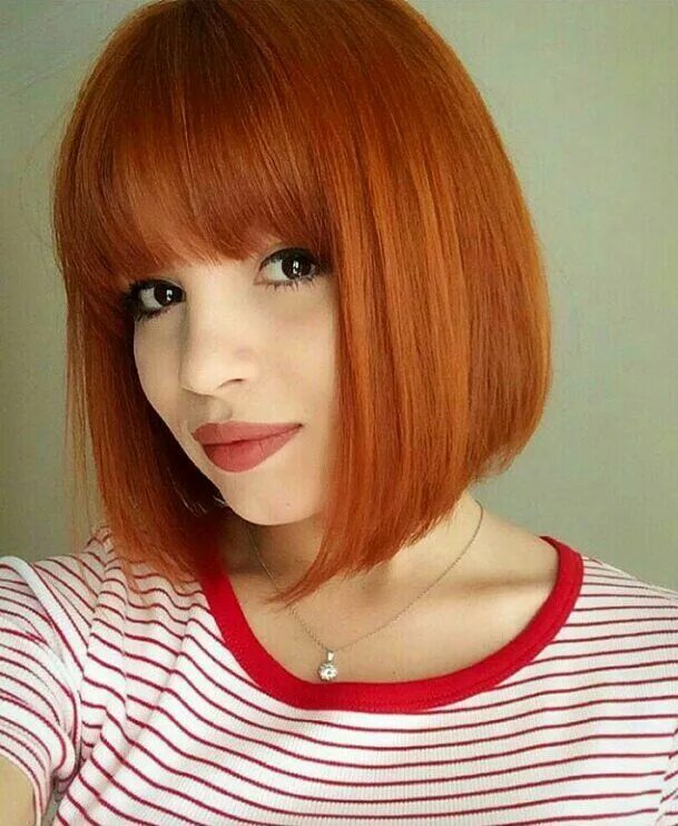 Каре стрижки рыжие Nossa #divasmcc de hoje é a lindíssima Cibely Souza, de São José dos Campos, São
