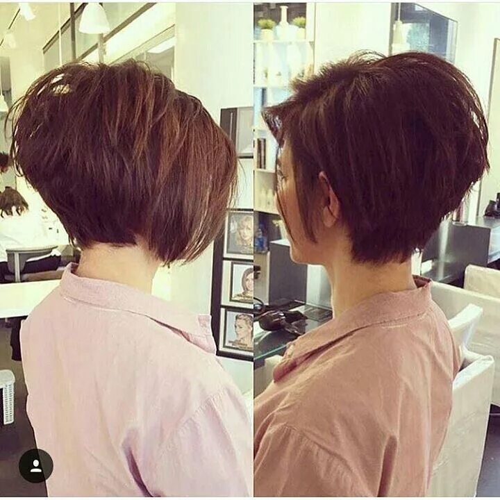 Каре сзади на макушке стрижка Épinglé par Violaa sur hair Cheveux courts colorés, Coupe de cheveux courte, Che