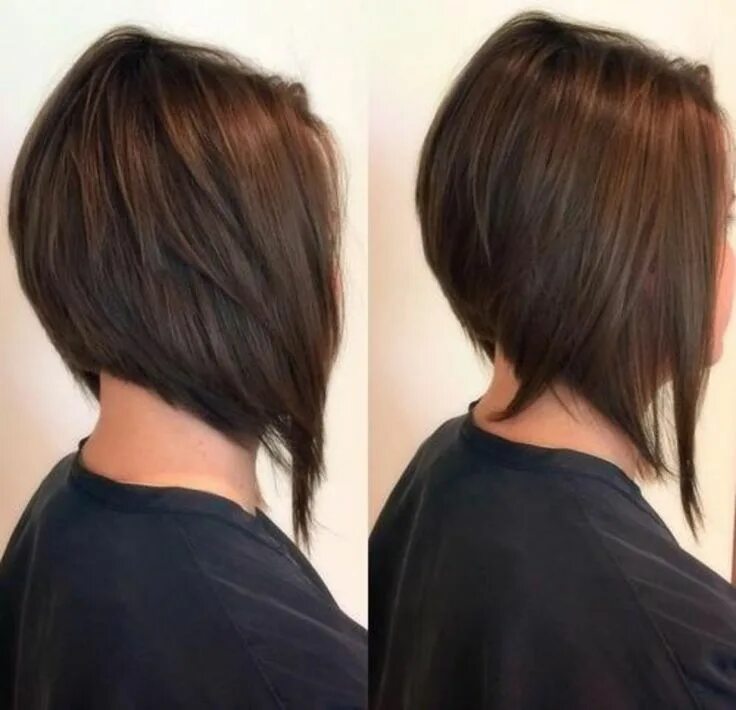 Каре сзади на макушке стрижка angled graduated bob Graduated bob hairstyles, Graduated bob haircuts, Bobs hair