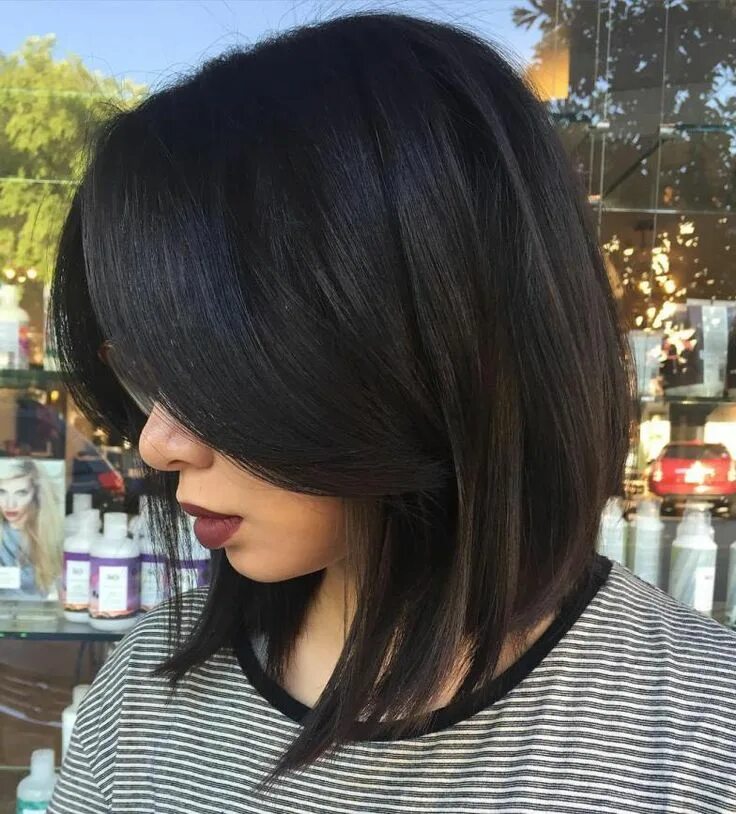 Каре темный цвет волос фото 60 Most Beneficial Haircuts for Thick Hair of Any Length in 2024 Cabelo chanel c