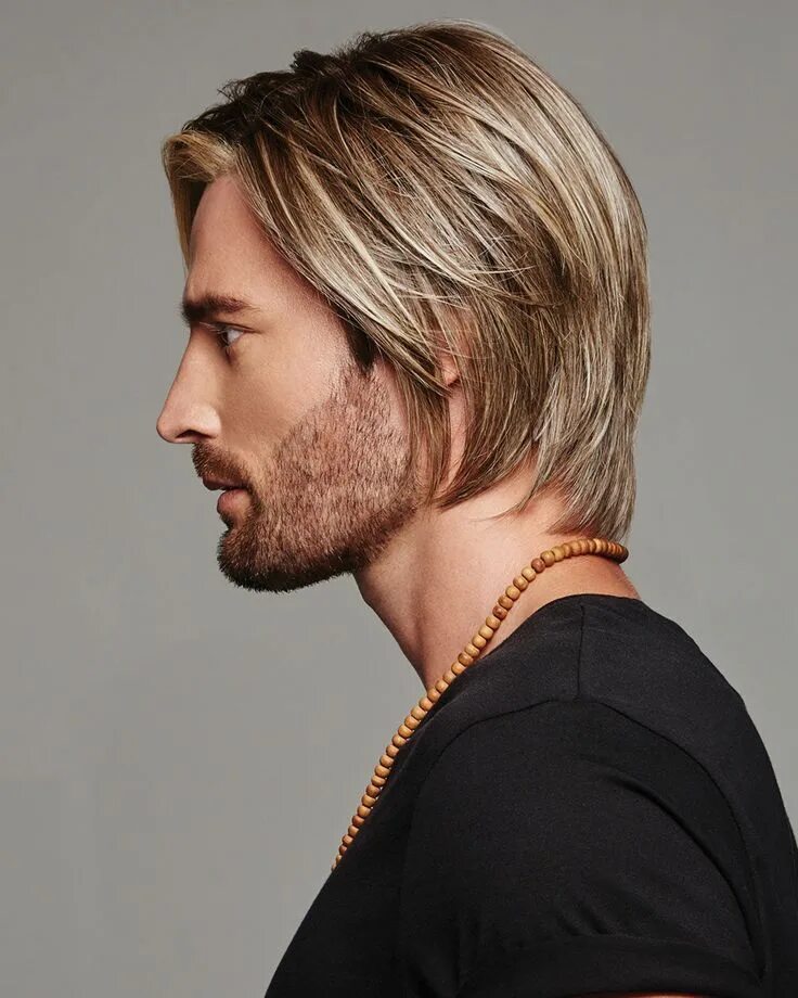 Каре у мужчин фото Daring Average/Large Men's Lace Front & Monofilament Part Synthetic Wig by HIM L