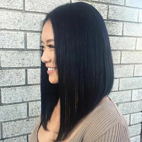 Карэ удлиненное каре фото Каре с удлиненными передними прядями 2020 (фото) Angled bob hairstyles, Hair cut
