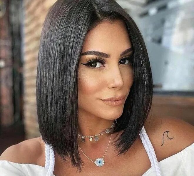 Карэ удлиненное каре стрижки модные The Chicest Winter Haircut Trends to Take to the Salon Now Medium hair styles, L