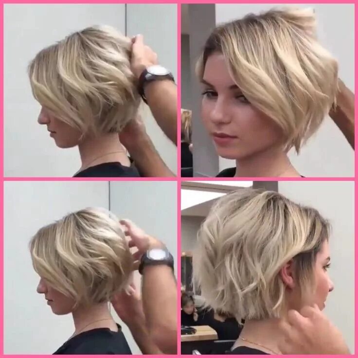Каре в домашних условиях фото crochetingneedles.com Short hairstyles for thick hair, Short hair cuts for women