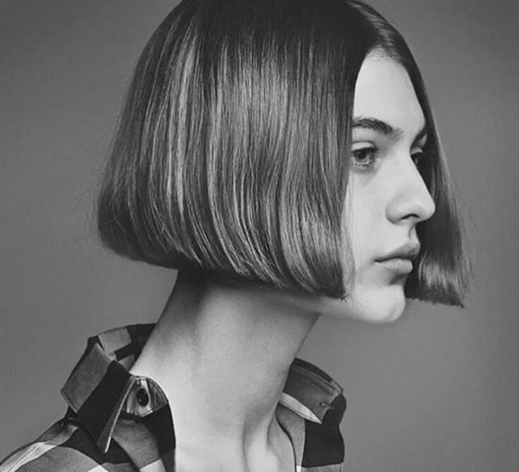 Каре в профиль фото Pin on cheveu Edgy haircuts, Bob hairstyles, Short hair styles
