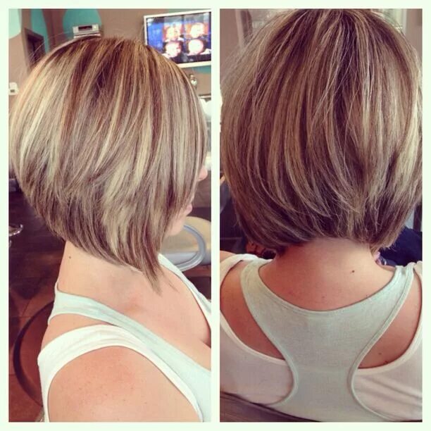 Каре вид сзади фото на средние Pin on Hairs Hair looks, Graduated bob hairstyles, Hair styles 2017