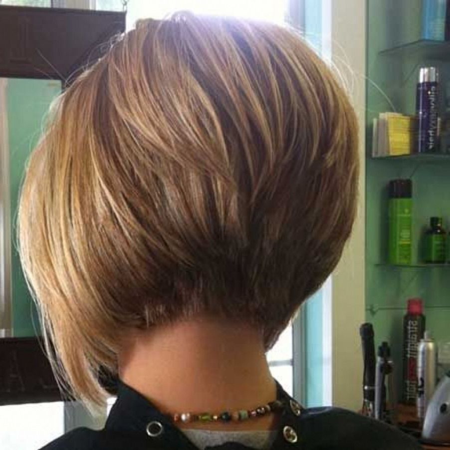 Каре вид сзади фото на средние bob haircut back and side view - Google Search Thin hair cuts, Inverted bob hair