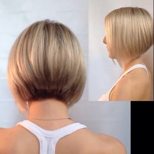 Каре вид сзади фото на средние Graduated bob Cabelo curto feminino, Cabelo, Cortes de cabelo bob curto